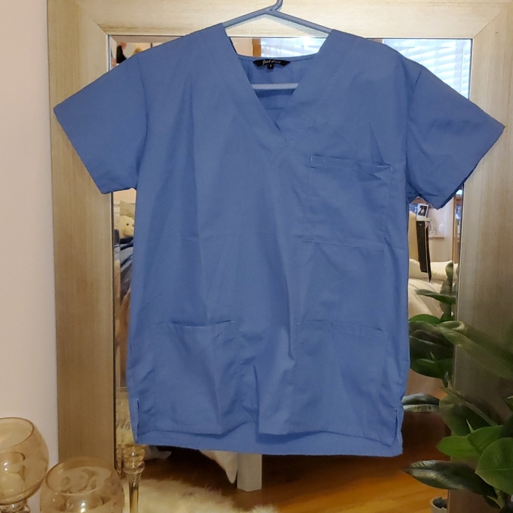 Scrubs Set six pockets in Ceal Blue Unisex